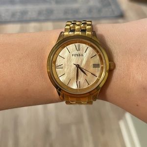 Fossil Gold Watch womens